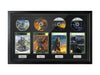 The Halo Trilogy + ODST (Xbox) Quadrilogy Exhibition Range Framed Games - Frame-A-Game