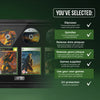 La trilogie Halo + Reach (Xbox) - Jeux encadrés de la gamme d'exposition Quadrilogy 