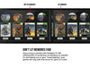 The Halo Trilogy + Reach (Xbox) Quadrilogy Exhibition Range Framed Games - Frame-A-Game