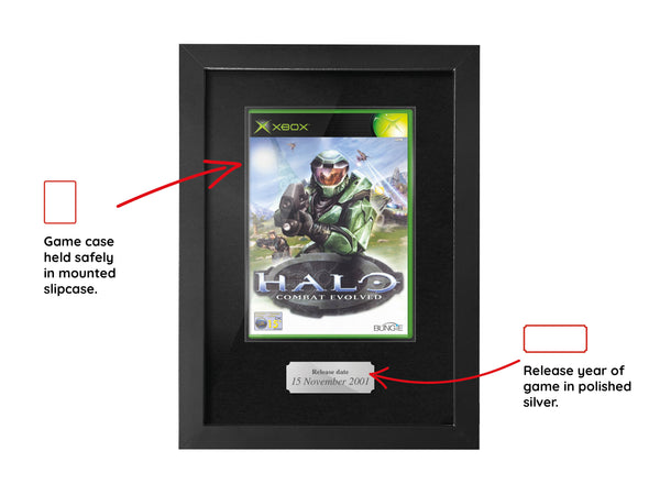 Halo: Combat Evolved (Xbox OG) Framed Game - Frame-A-Game