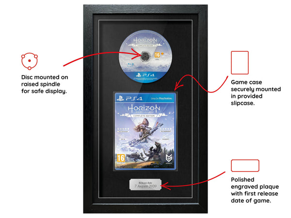 Horizon: Zero Dawn Complete Edition (PS4) Exhibition Range Framed Game - Frame-A-Game