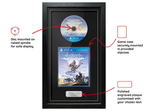 Horizon: Zero Dawn Complete Edition (PS4) Exhibition Range Framed Game - Frame-A-Game