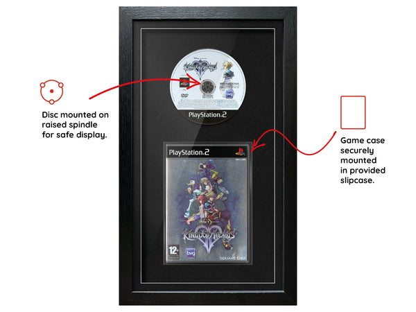 Kingdom Hearts 2 (PS2) Exhibition Range Framed Game - Frame-A-Game