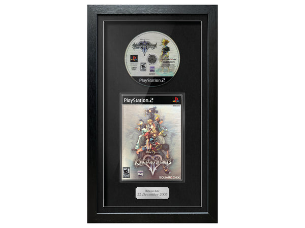 Kingdom Hearts 2 NTSC Version (PS2) Exhibition Range Framed Game - Frame-A-Game