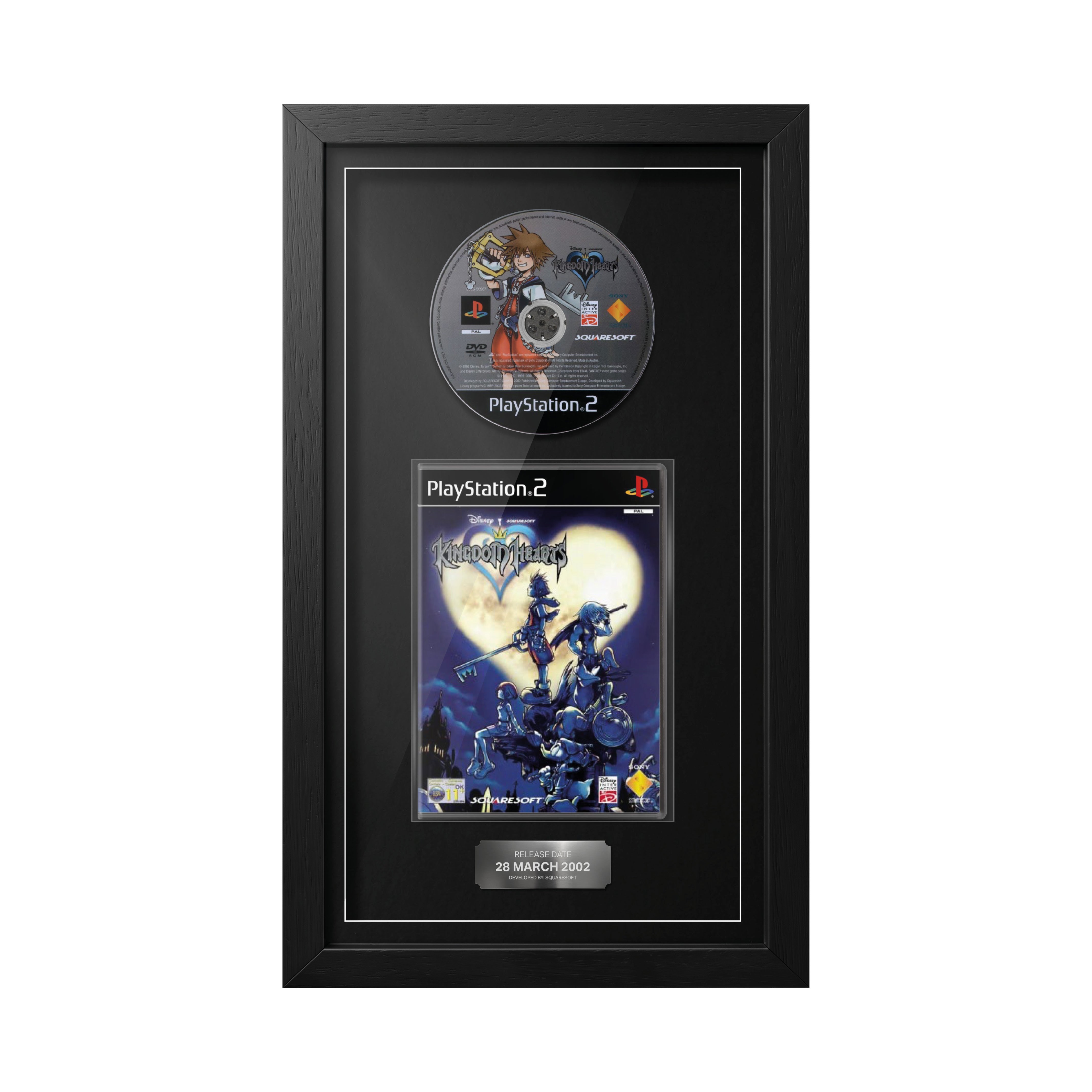 Jeu encadré Kingdom Hearts (PS2) de la gamme Exhibition 