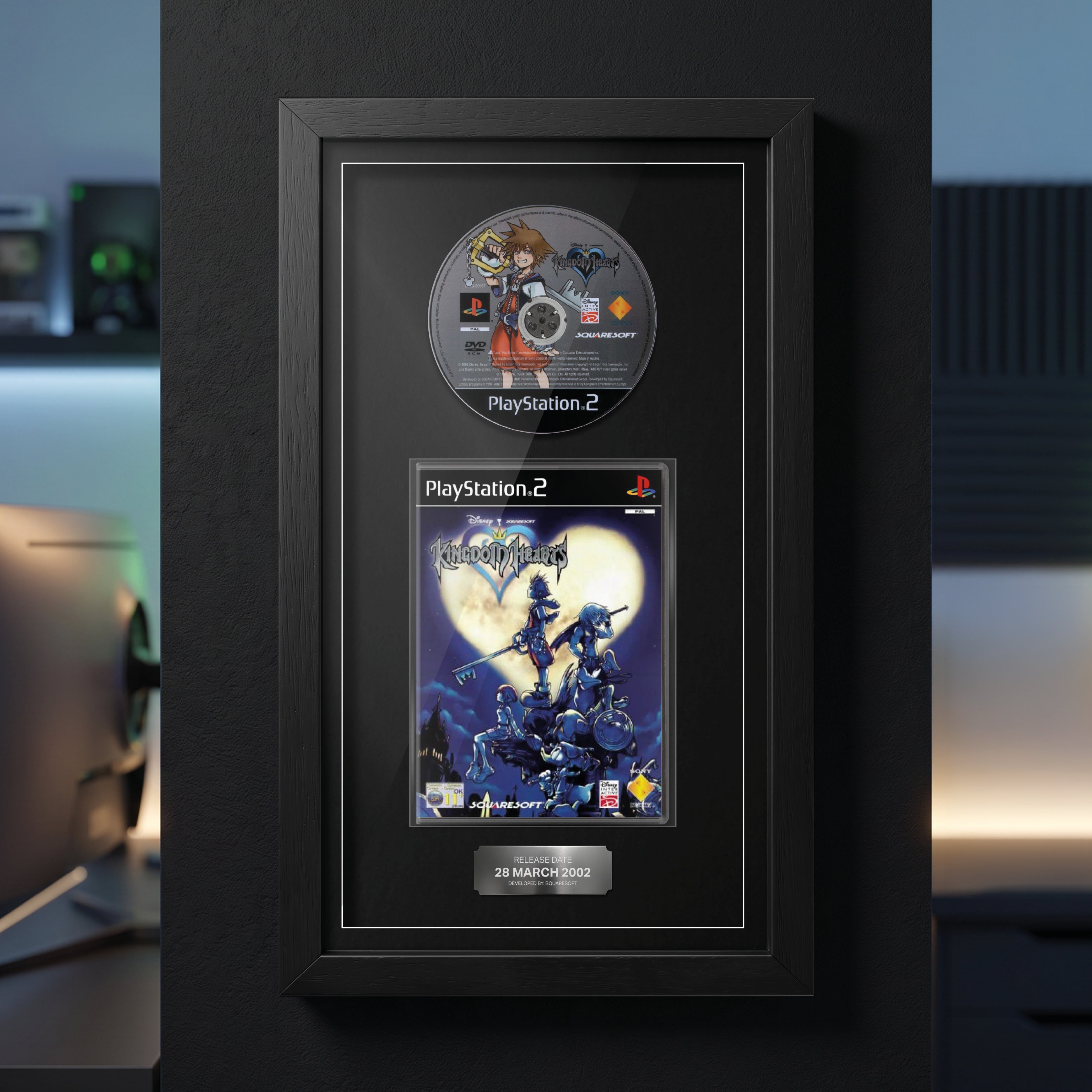 Jeu encadré Kingdom Hearts (PS2) de la gamme Exhibition 