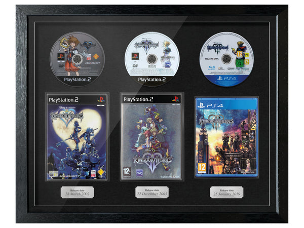 The Kingdom Hearts Trilogy (PS2/PS4) Exhibition Range Framed Games - Frame-A-Game