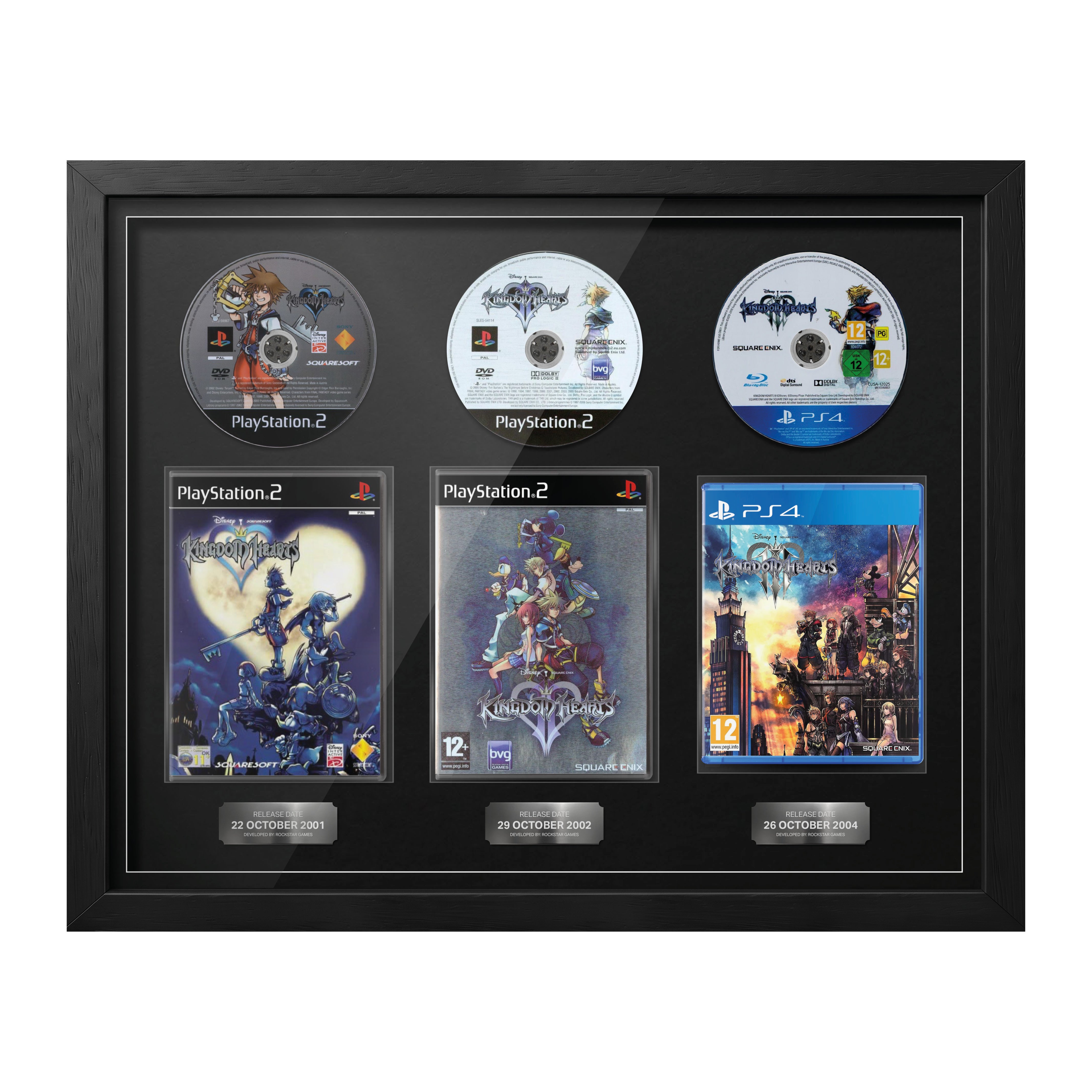 La trilogie Kingdom Hearts (PS2/PS4) - Jeux encadrés de la gamme Exhibition 