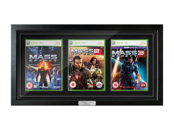 The Mass Effect Trilogy (Xbox 360) Exhibition Range Framed Games - Frame-A-Game