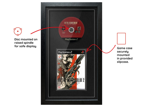 Metal Gear Solid 2: Sons of Liberty (PS2) Exhibition Range Framed Game - Frame-A-Game