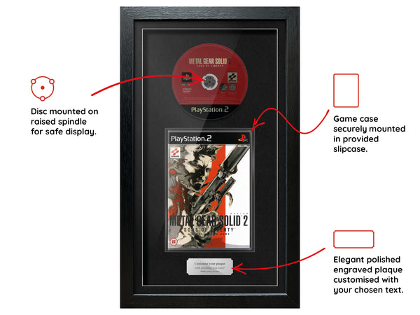Metal Gear Solid 2: Sons of Liberty (PS2) Exhibition Range Framed Game - Frame-A-Game