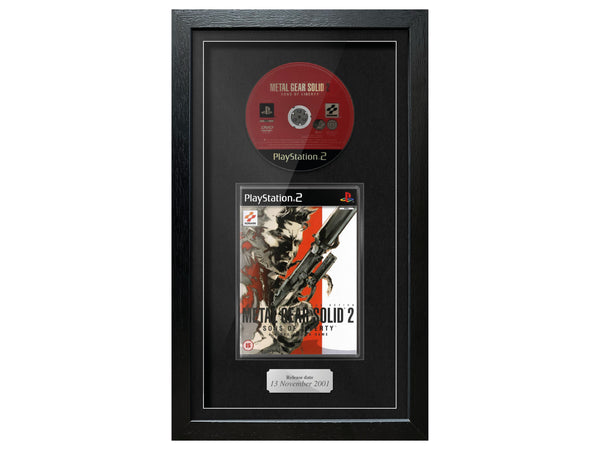 Metal Gear Solid 2: Sons of Liberty (PS2) Exhibition Range Framed Game - Frame-A-Game