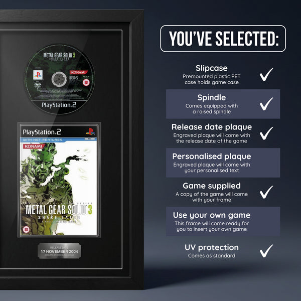 Metal Gear Solid 3 : Snake Eater (PS2) Jeu encadré de la gamme Exhibition Range