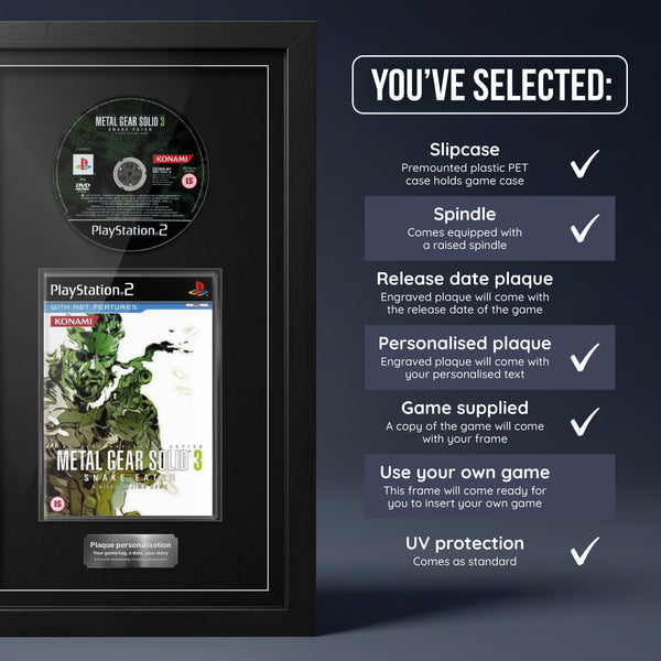 Metal Gear Solid 3 : Snake Eater (PS2) Jeu encadré de la gamme Exhibition Range