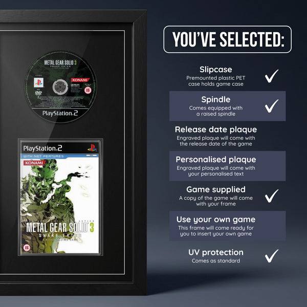 Metal Gear Solid 3 : Snake Eater (PS2) Jeu encadré de la gamme Exhibition Range