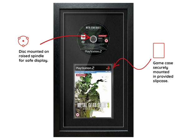 Metal Gear Solid 3: Snake Eater (PS2) Exhibition Range Framed Game - Frame-A-Game