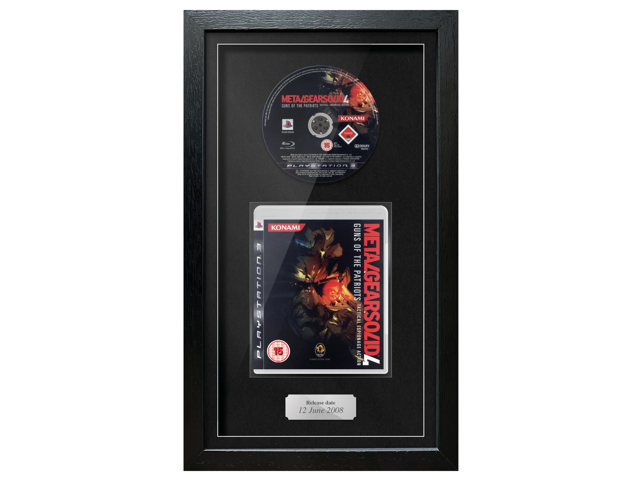 Metal Gear Solid 4: Guns of the Patriots (PS3) Exhibition Range Framed Game - Frame-A-Game