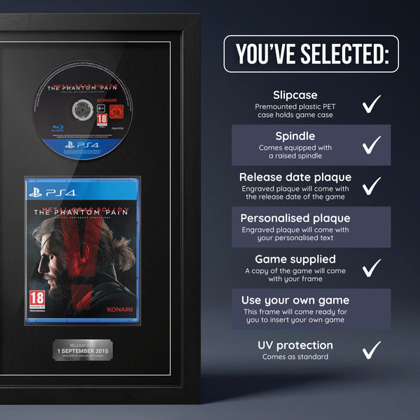 Metal Gear Solid V : The Phantom Pain (PS4) Jeu encadré de la gamme Exhibition Range
