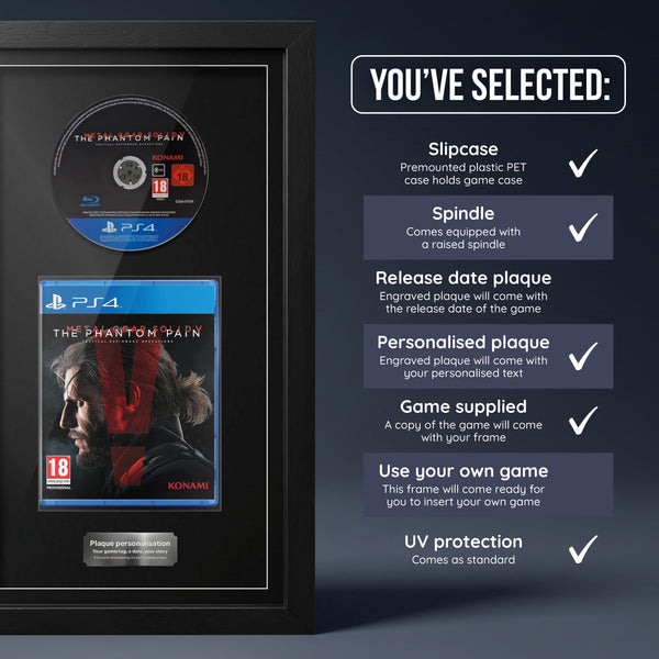 Metal Gear Solid V : The Phantom Pain (PS4) Jeu encadré de la gamme Exhibition Range