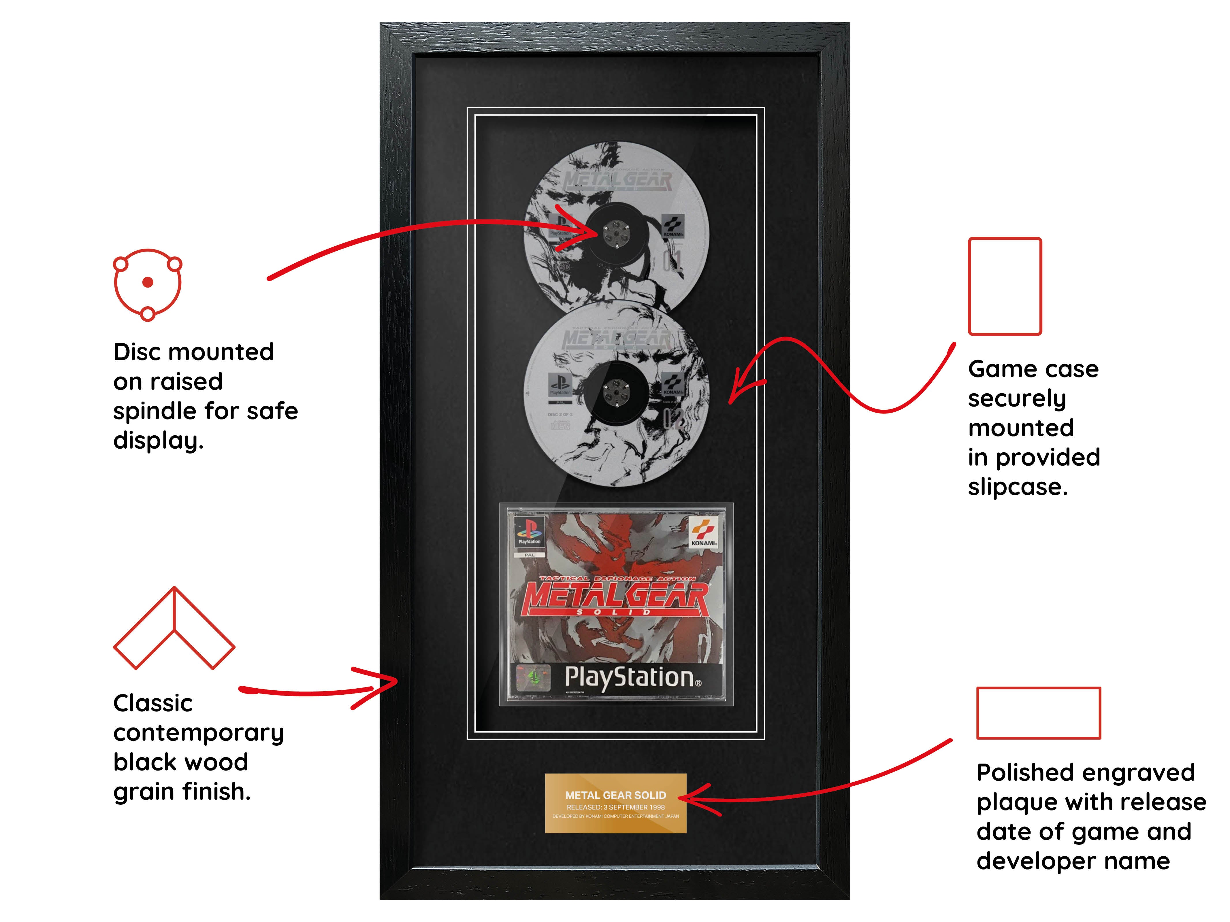 Metal Gear Solid (PS1) Elite Range Frame - Frame-A-Game