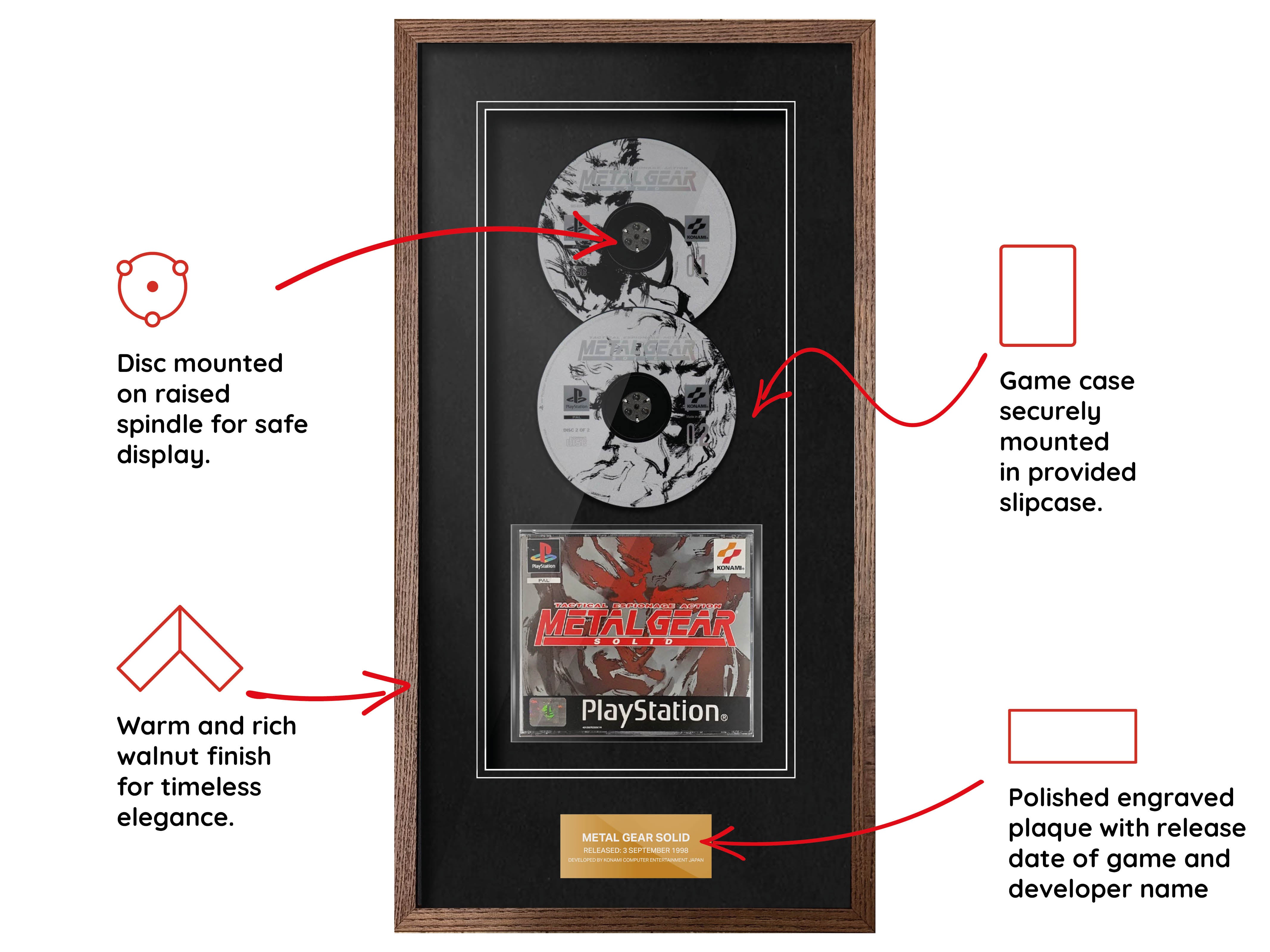 Metal Gear Solid (PS1) Elite Range Frame - Frame-A-Game