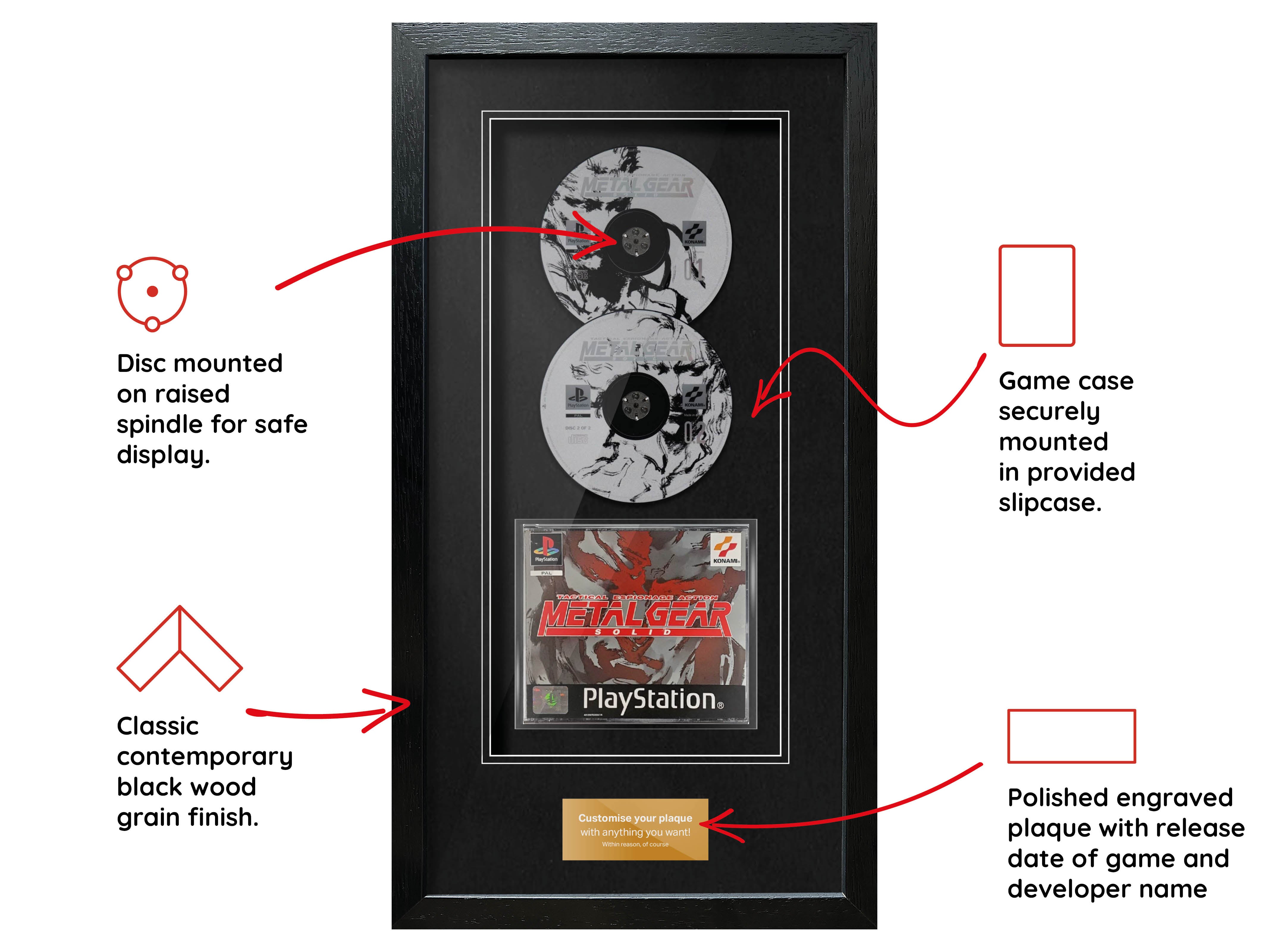 Metal Gear Solid (PS1) Elite Range Frame - Frame-A-Game
