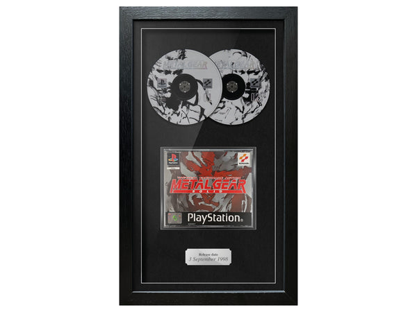Metal Gear Solid (PS1) Exhibition Range Framed Game - Frame-A-Game