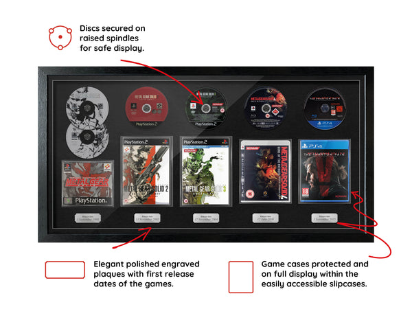 The Metal Gear Solid Series (PlayStation) Exhibition Range Framed Games - Frame-A-Game