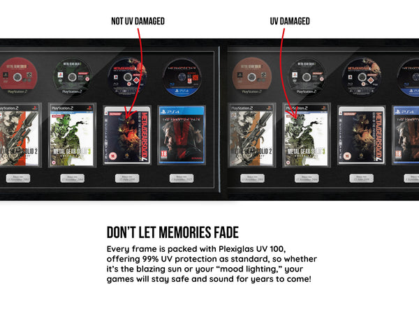 The Metal Gear Solid Series (PlayStation) Exhibition Range Framed Games - Frame-A-Game