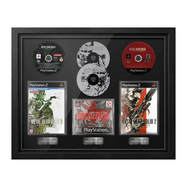 La trilogie Metal Gear Solid (PS1/PS2) - Jeux encadrés de la gamme Exhibition 