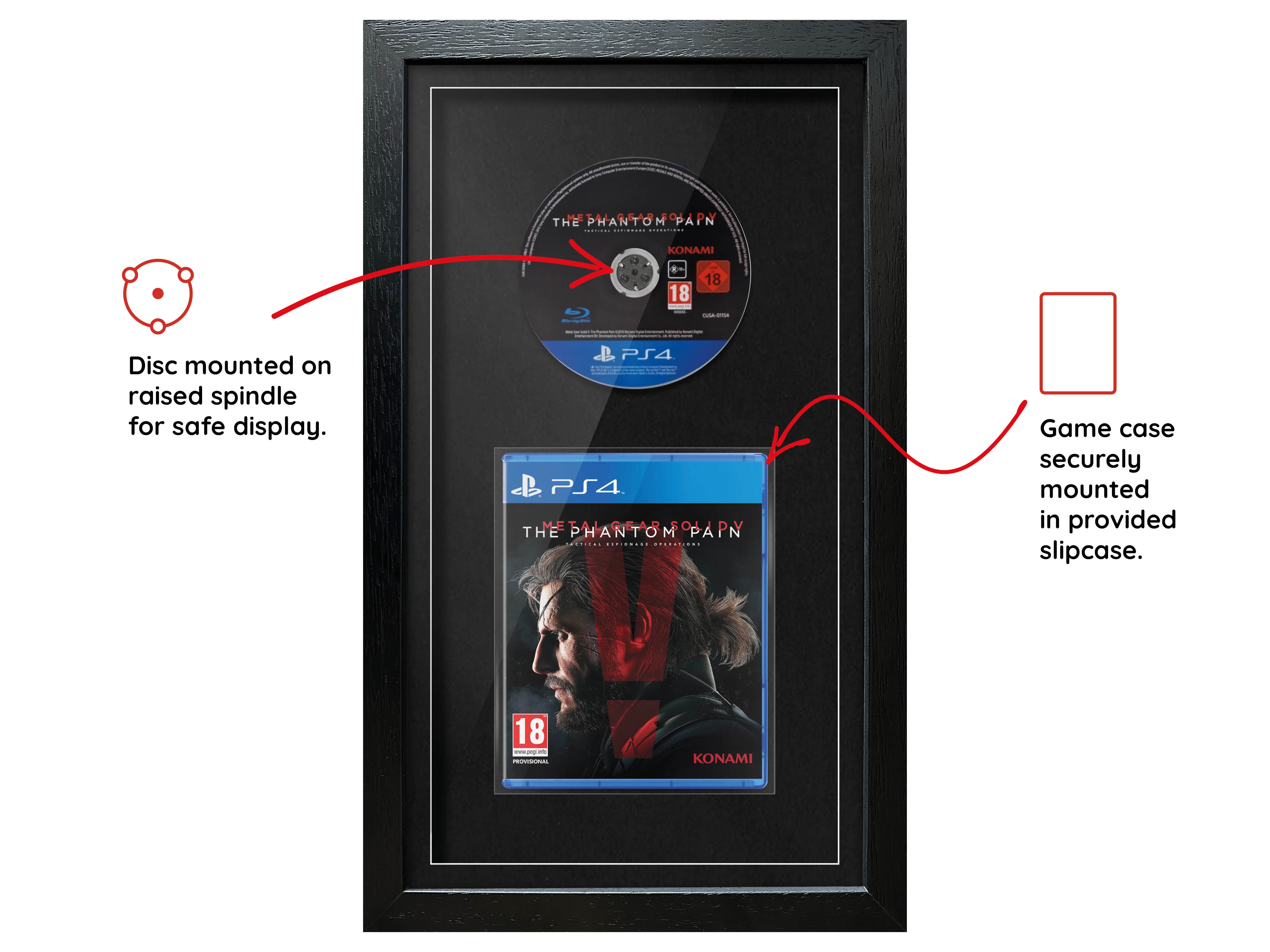Metal Gear Solid V: The Phantom Pain (PS4) Exhibition Range Framed Game - Frame-A-Game