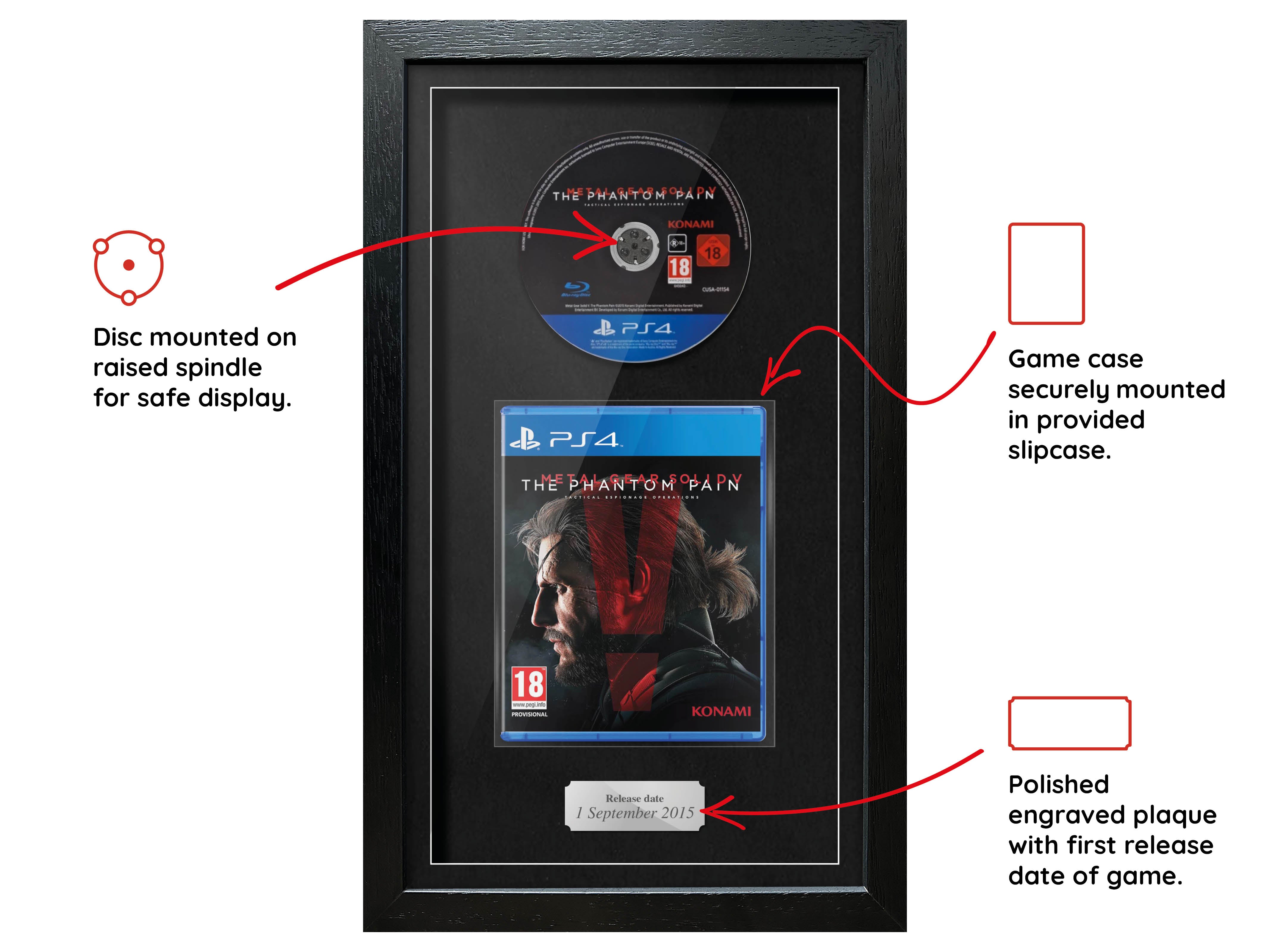 Metal Gear Solid V: The Phantom Pain (PS4) Exhibition Range Framed Game - Frame-A-Game