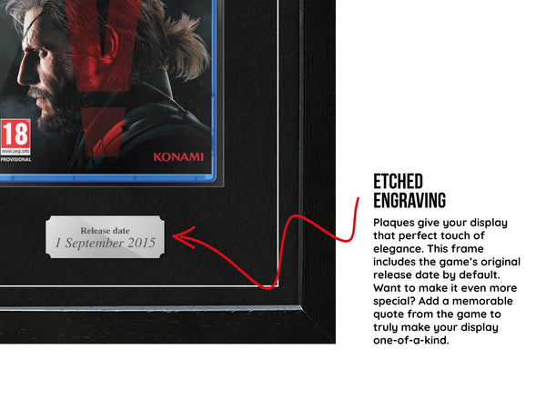 Metal Gear Solid V: The Phantom Pain (PS4) Exhibition Range Framed Game - Frame-A-Game