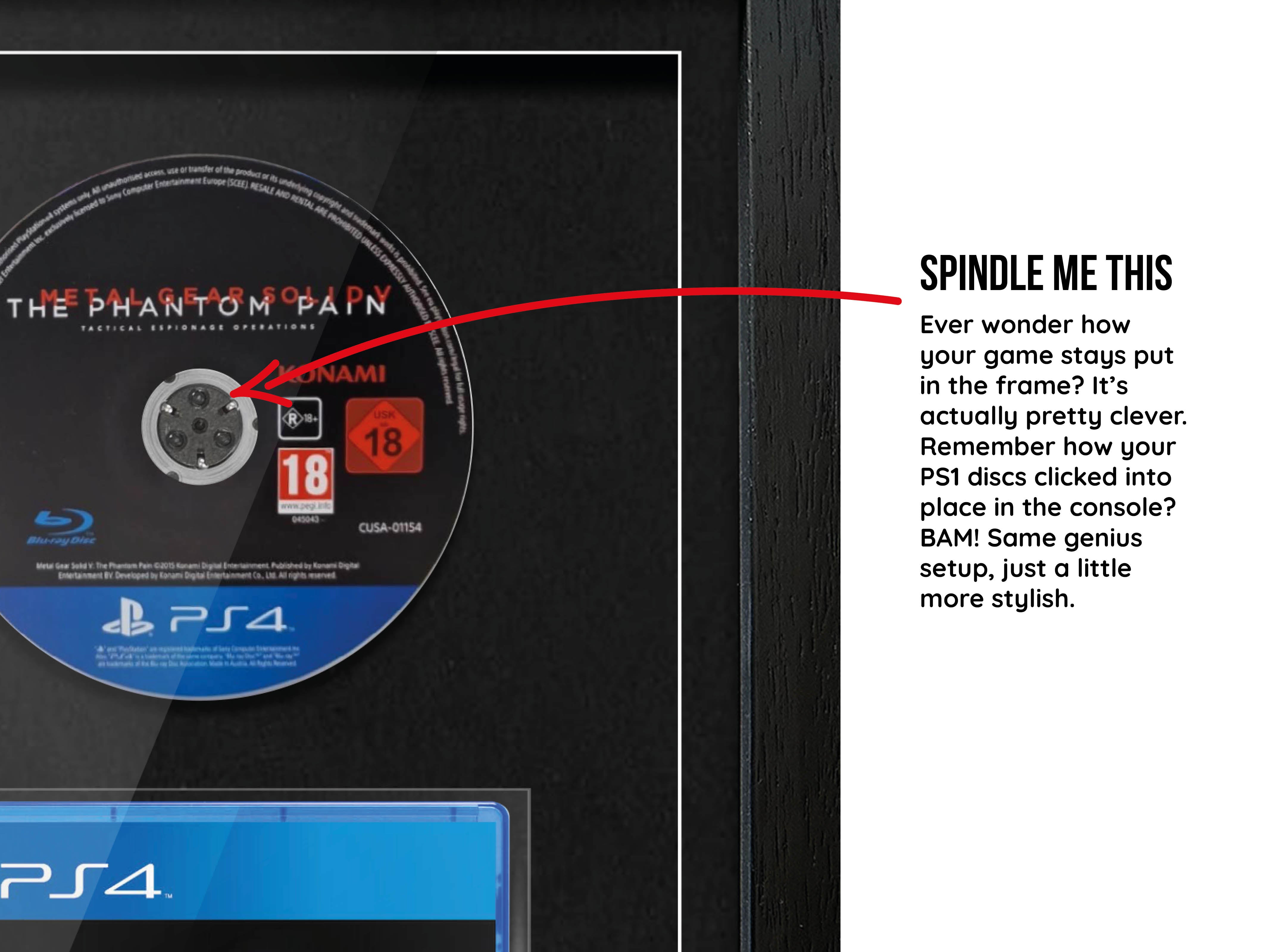 Metal Gear Solid V: The Phantom Pain (PS4) Exhibition Range Framed Game - Frame-A-Game