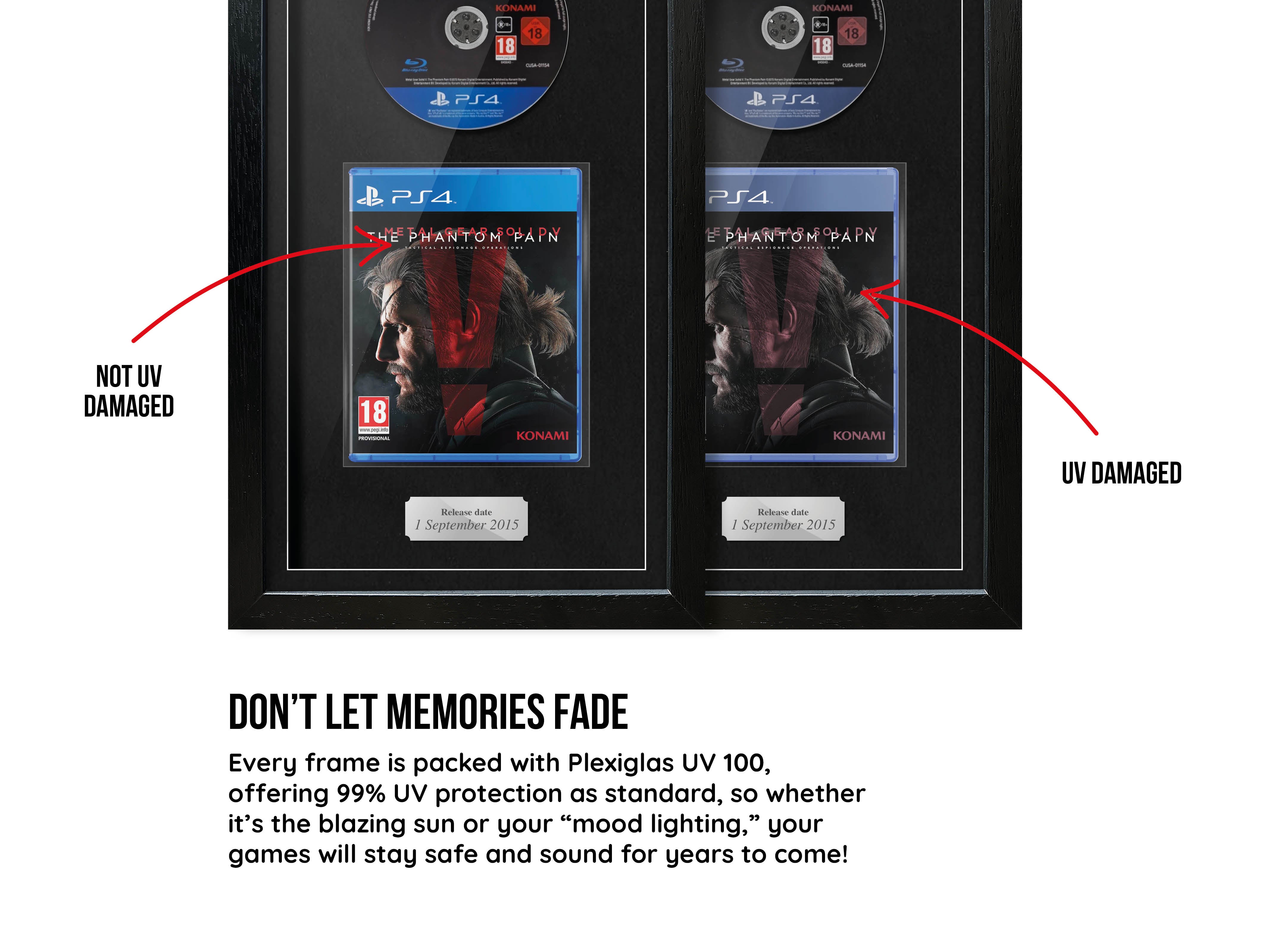 Metal Gear Solid V: The Phantom Pain (PS4) Exhibition Range Framed Game - Frame-A-Game