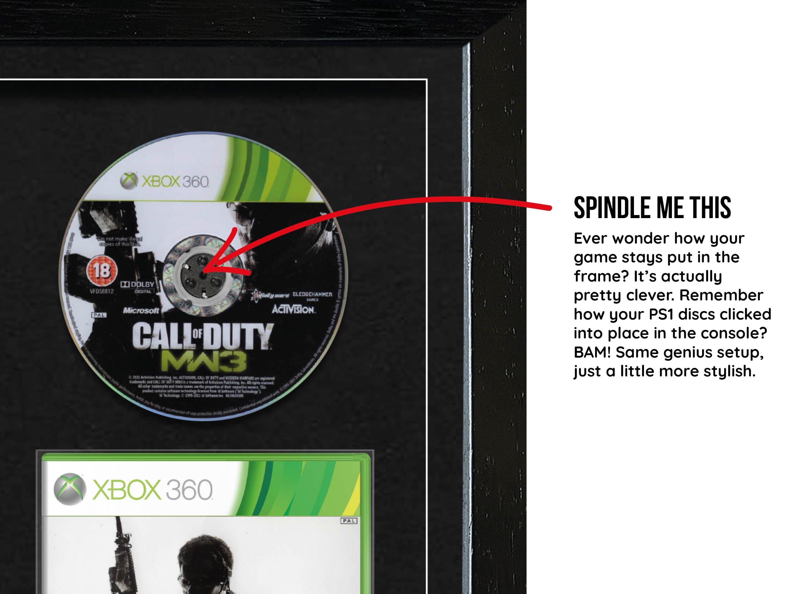 The Modern Warfare Trilogy (Xbox 360) Exhibition Range Framed Games - Frame-A-Game