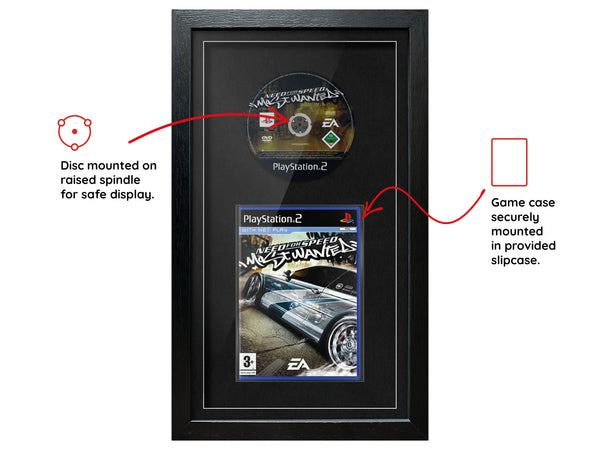Need For Speed: Most Wanted (PS2) Exhibition Range Framed Game - Frame-A-Game