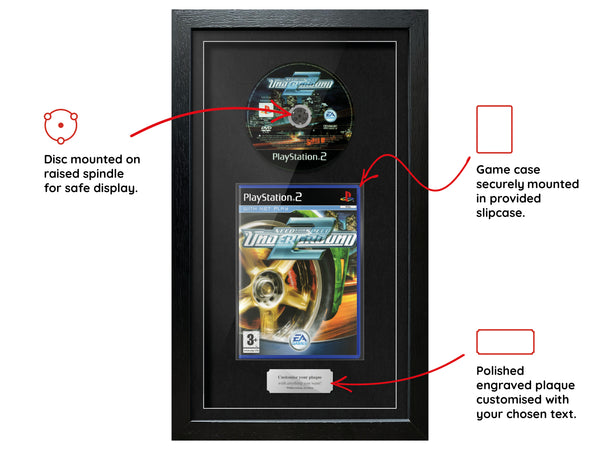 Need For Speed: Underground 2 (PS2) Exhibition Range Framed Game - Frame-A-Game