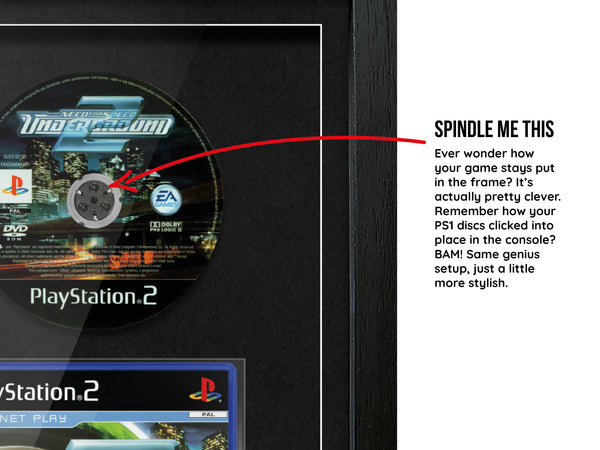 Need For Speed: Underground 2 (PS2) Exhibition Range Framed Game - Frame-A-Game