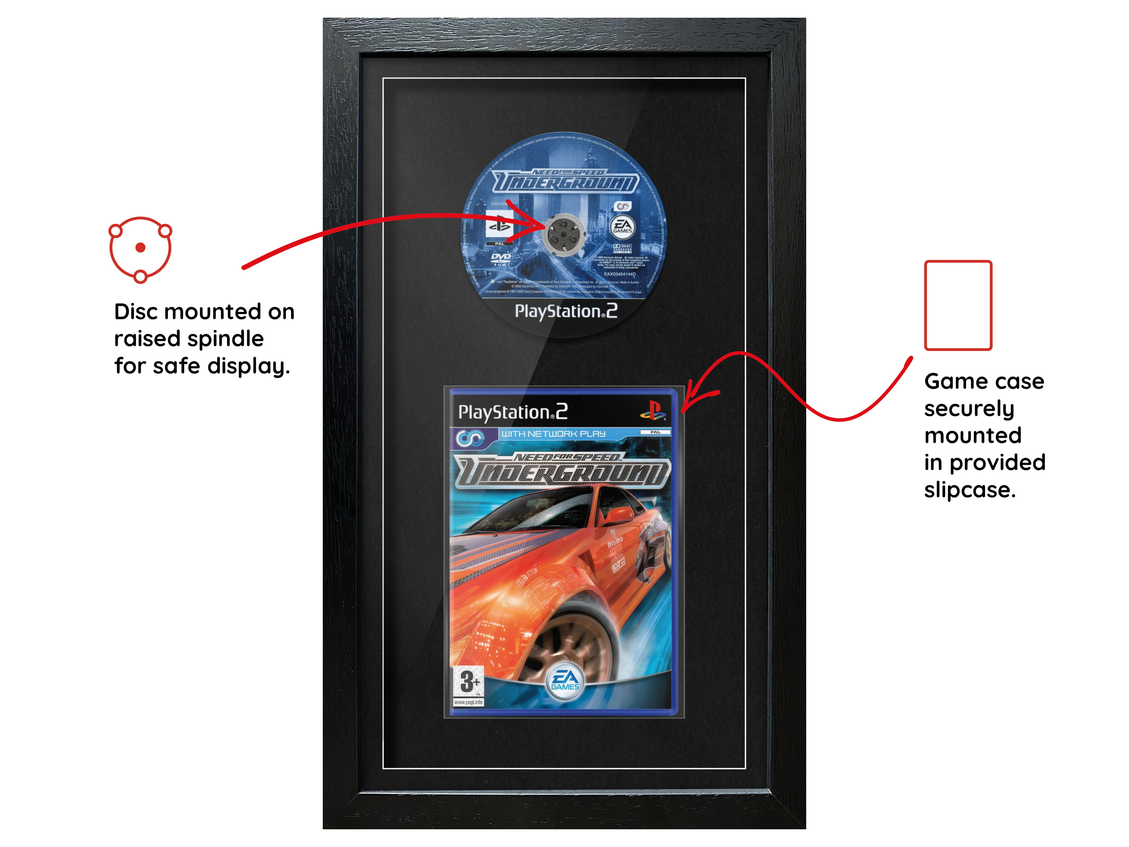 Need For Speed: Underground (PS2) Exhibition Range Framed Game - Frame-A-Game