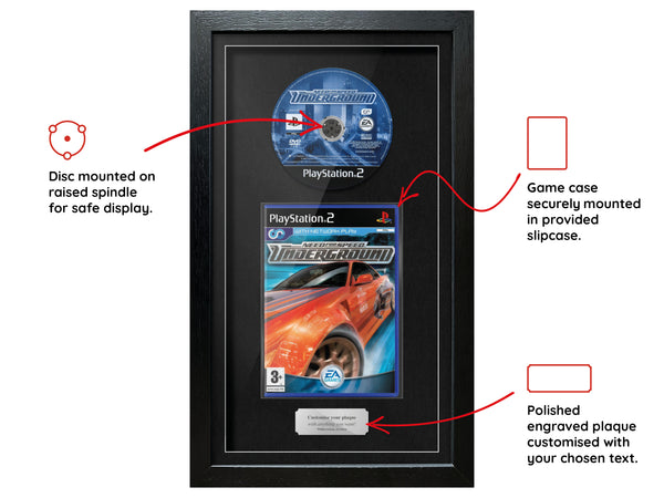 Need For Speed: Underground (PS2) Exhibition Range Framed Game - Frame-A-Game