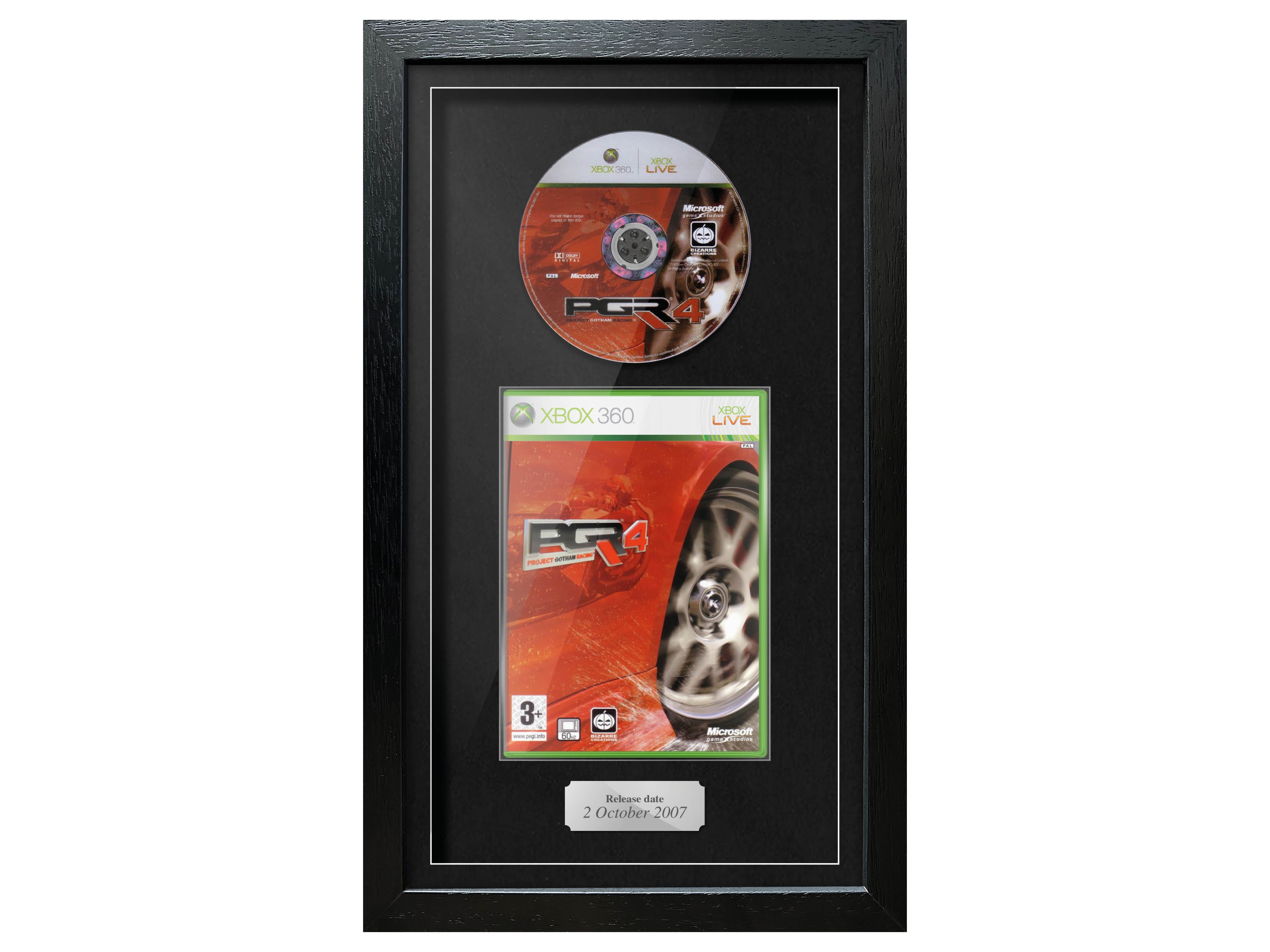 Project Gotham Racing 4 (Xbox 360) Exhibition Range Framed Game - Frame-A-Game