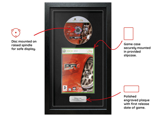 Project Gotham Racing 4 (Xbox 360) Exhibition Range Framed Game - Frame-A-Game