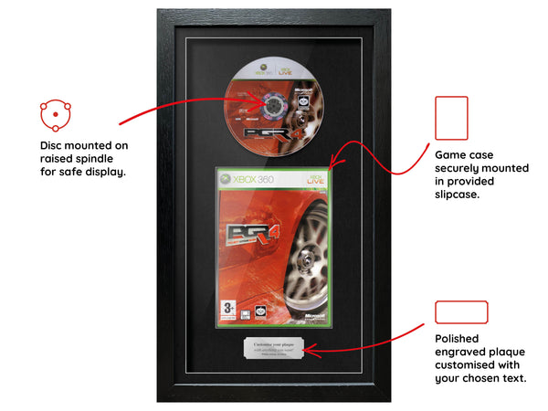 Project Gotham Racing 4 (Xbox 360) Exhibition Range Framed Game - Frame-A-Game