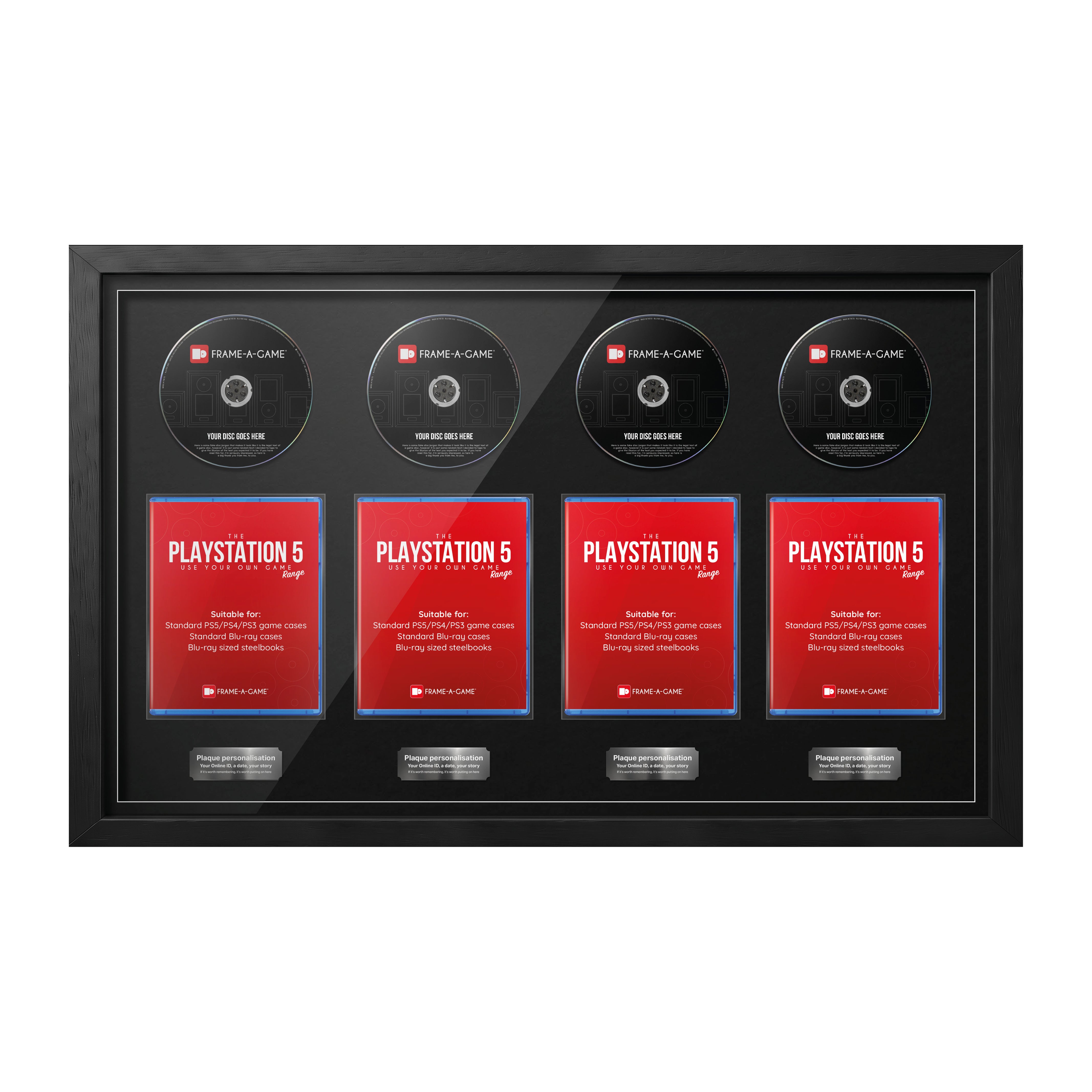 Use Your Own PlayStation Games Quad Display Frame