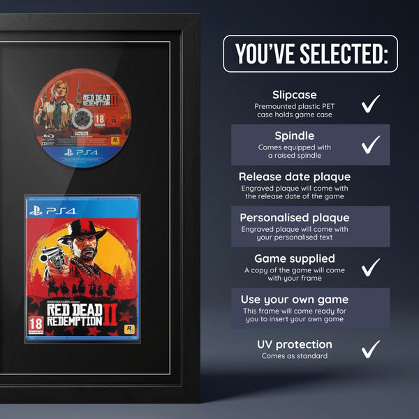 Red Dead Redemption II (PS4) Jeu encadré de la zone d'exposition