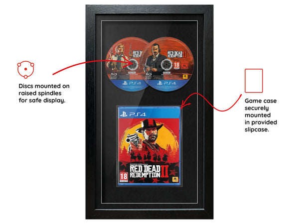 Red Dead Redemption II (PS4) Exhibition Range Framed Game - Frame-A-Game