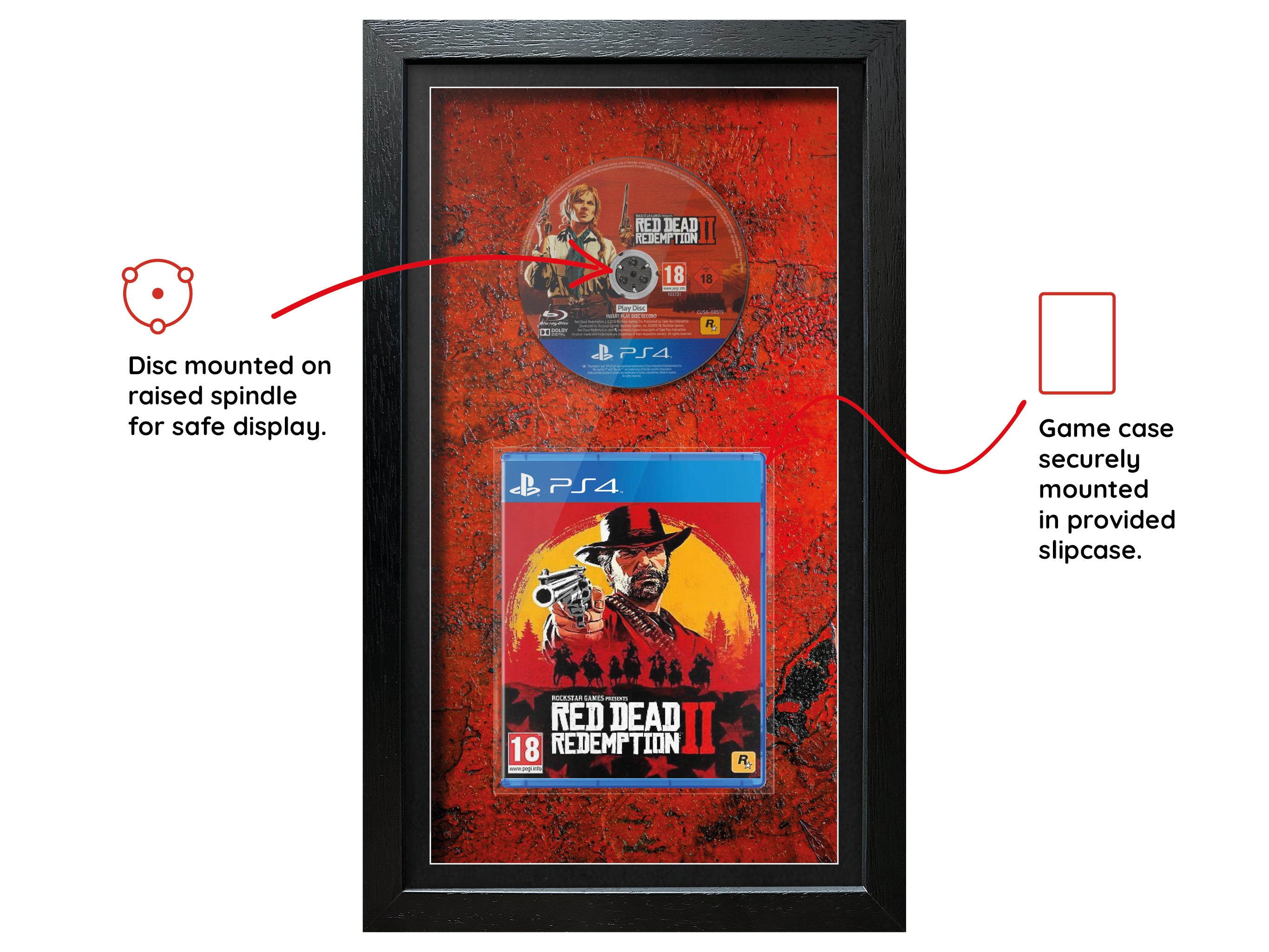 Red Dead Redemption II (PS4) Inspired By Exhibition Range Framed Game - Frame-A-Game