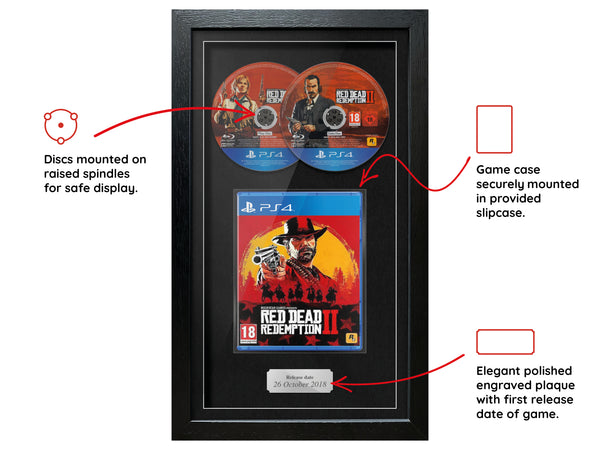Red Dead Redemption II (PS4) Exhibition Range Framed Game - Frame-A-Game