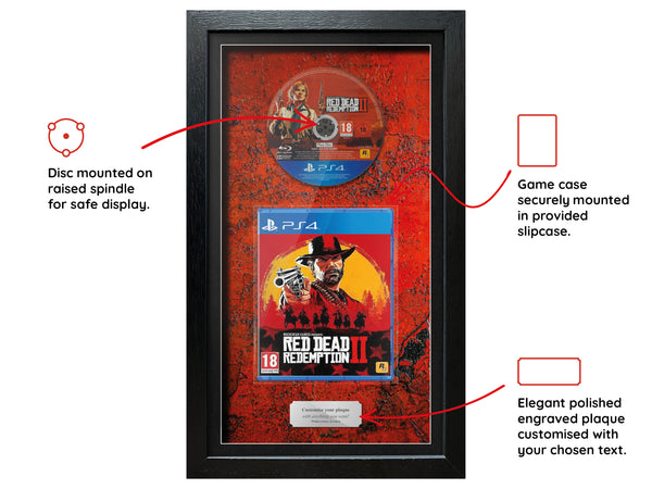 Red Dead Redemption II (PS4) Inspired By Exhibition Range Framed Game - Frame-A-Game